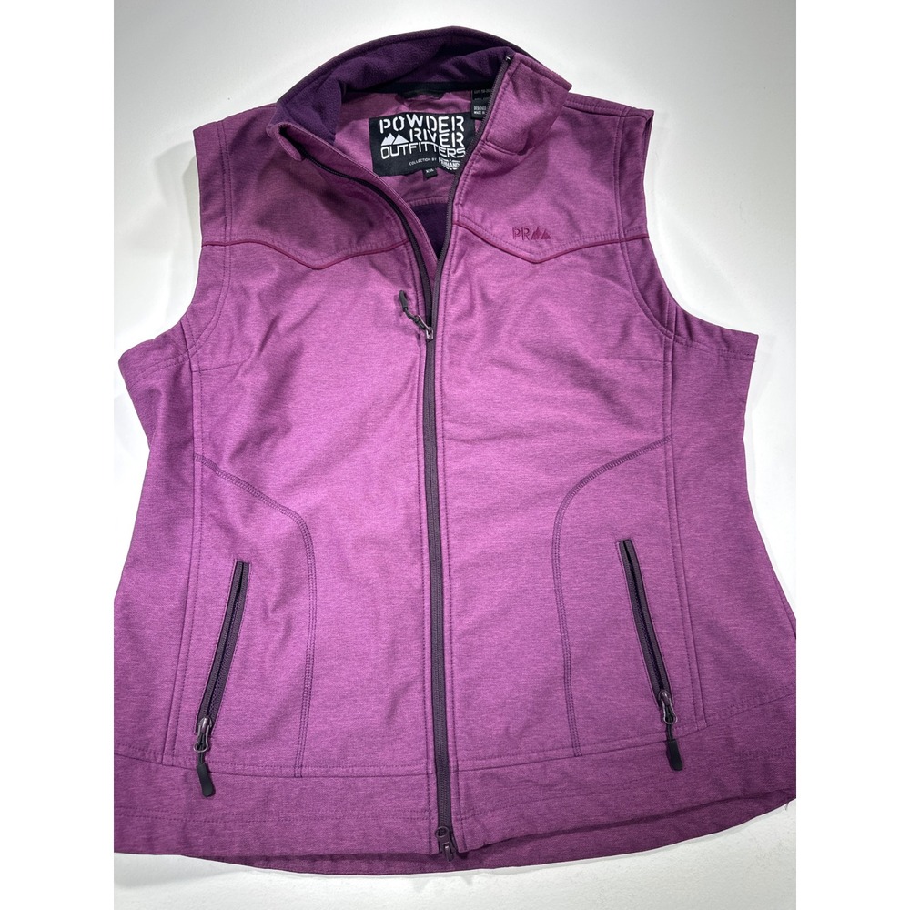 Powder River Outfitters Womens XXL Purple Softshell Vest Concealed Carry Western